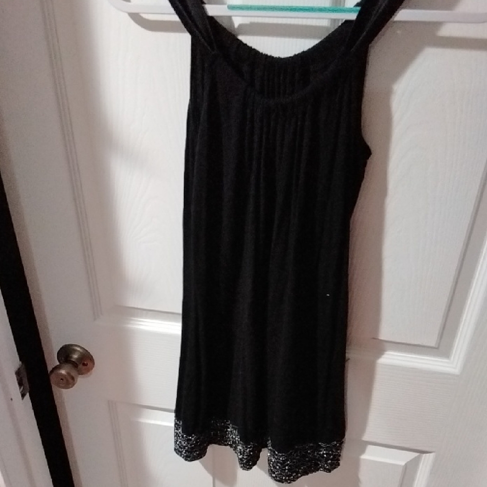 Express Black Sleeveless Blouse